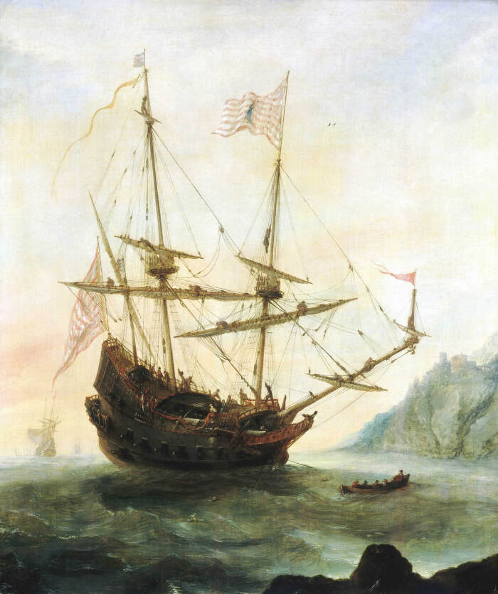 哥伦布的圣玛利亚号克拉克帆船。