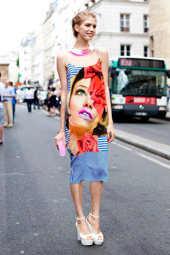 street style photoblog - fashion trends - elena perminova, paris