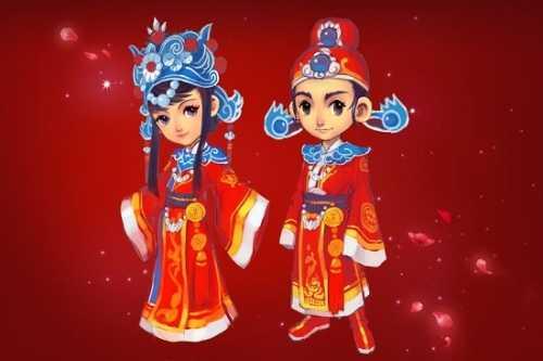 梦幻西游情侣锦衣装!