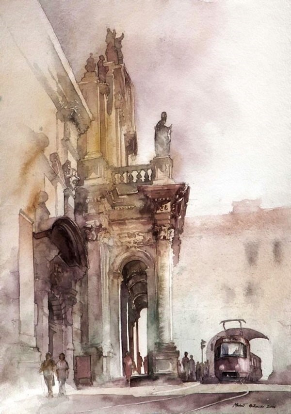 michalorlowski水彩风景画作品
