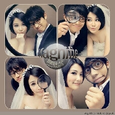婚纱照恶搞_婚纱照风格(2)