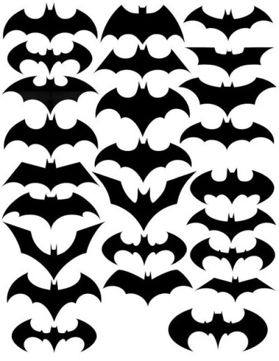 蝙蝠侠的logo 的演变