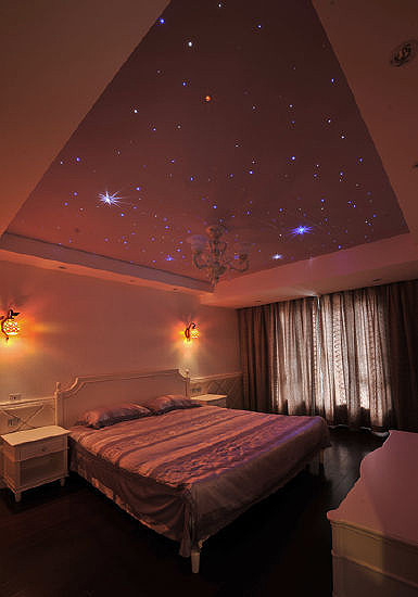卧室 装修 室内 家居生活 夜晚的星空