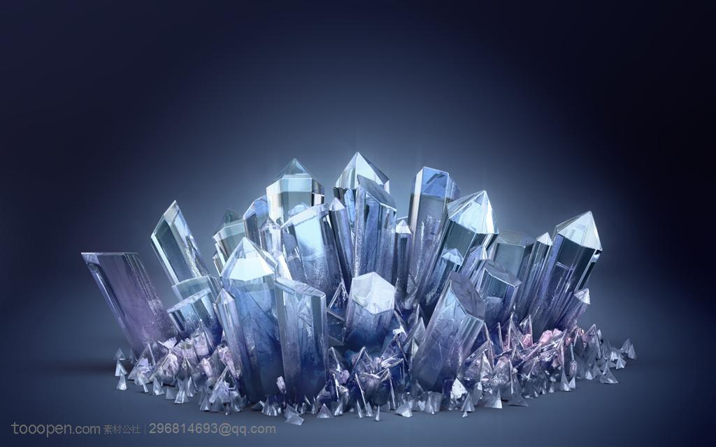 晶体矿物水晶摄影综合素材图片素材