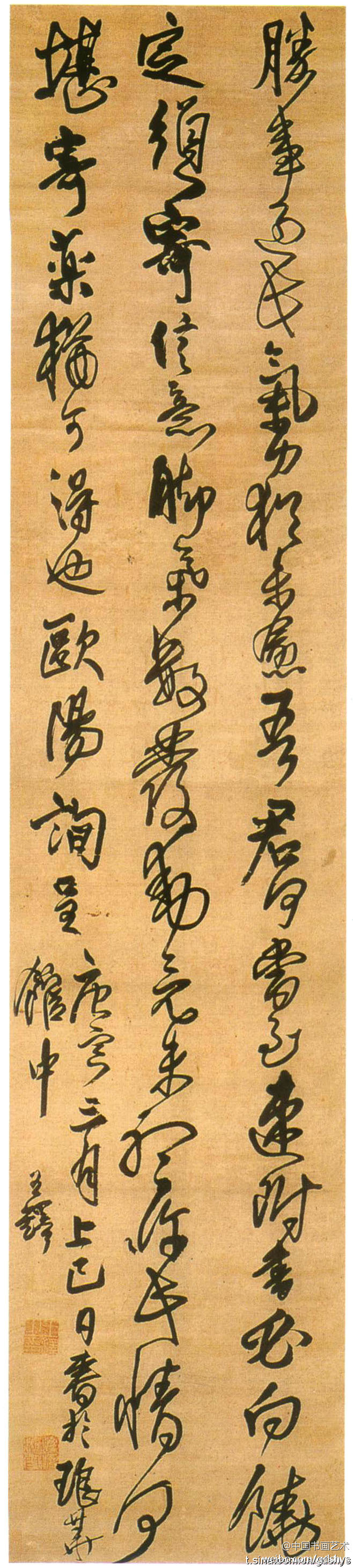 日本人对王铎的书法极其欣赏,还因此衍生成一派别,称为"明清调.
