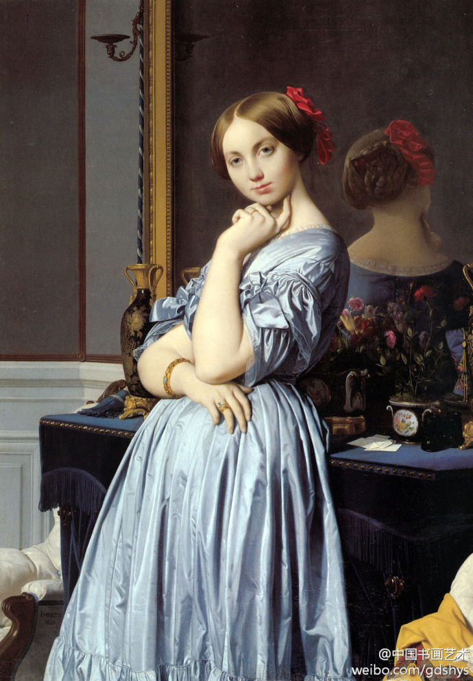 安格尔 油画 作为19世纪新古典主义的代表,安格尔善于把握古典