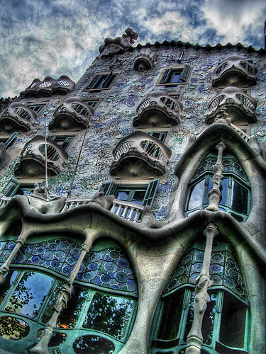 casa batllo,the legend of knight and the dragon 巴塞罗那,高迪之