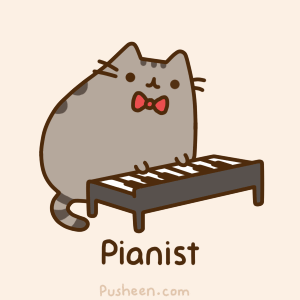 {职业篇}钢琴师 pusheen.【阿团丸子】
