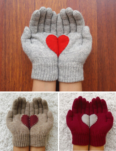 爱心手套