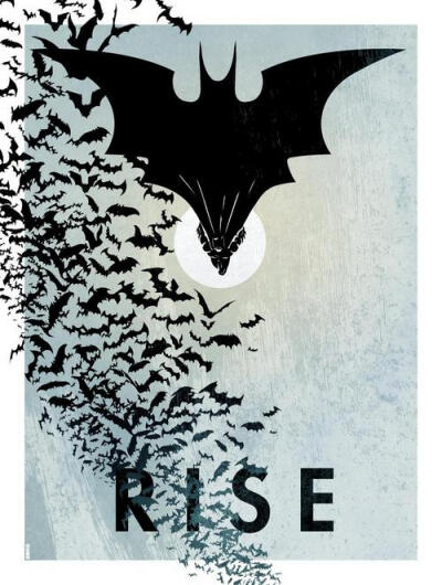 蝙蝠侠粉丝必备,the dark knight rises经典海报一览