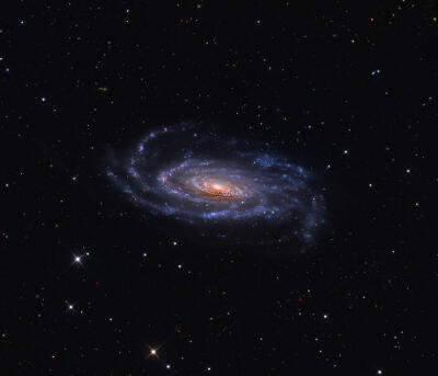 这个旋涡星系是ngc 5033,距离地球5000万光年.