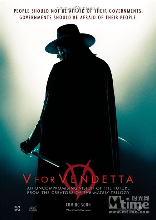 v字仇杀队v for vendetta(2005)海报 #07 【1984 基督山伯爵.