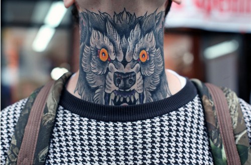 neck tattoo