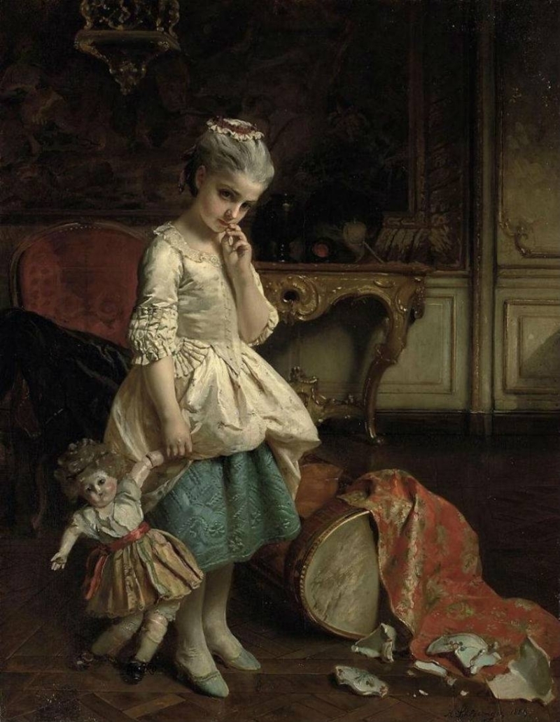 henri-guillaume schlesinger 的一组古典主义艺术插画.