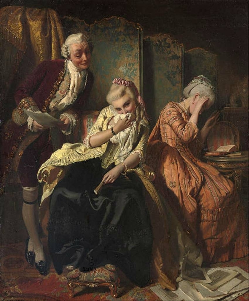 henri-guillaume schlesinger 的一组古典主义艺术插画.