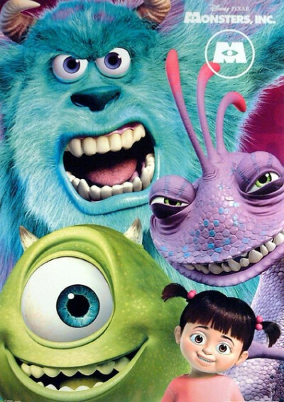 【怪兽电力公司 monsters, inc.(2001)】笑的能量比惊叫大十倍.