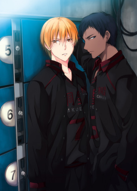 黑子的篮球##青黄#桐皇黄瀬と青峰画师:れな id=35523403 侵删