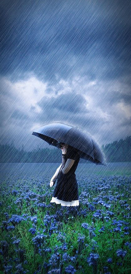 真想一个人静静地在雨中哭泣 这样你就听不到我为你哭泣