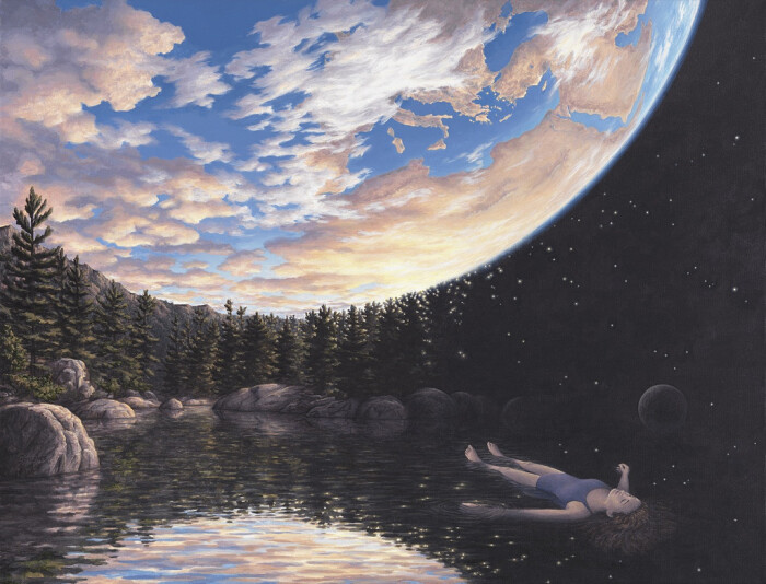 rob gonsalves 国外超现实主义画家 space out