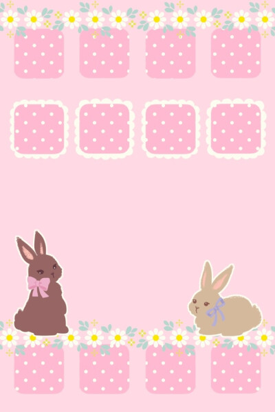 iphone壁纸 背景 兔子