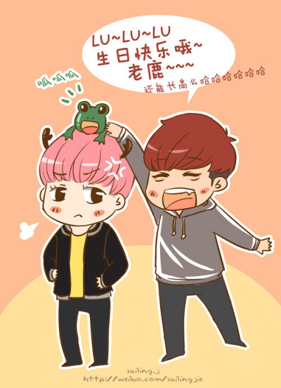黄子韬 q版 exo