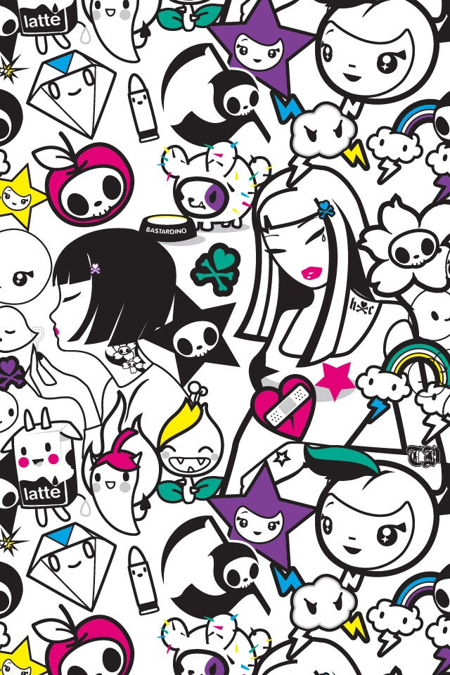 潮牌tokidoki 手机壁纸 堆糖,美图壁纸兴趣社区