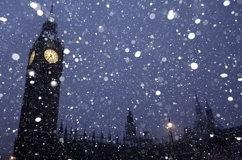 伦敦下雪了 最喜欢的冷色系雪景壁纸 Qqhd适用哦 沉沉ipad上的企鹅的背景就是这个啦 堆糖 美图壁纸兴趣社区