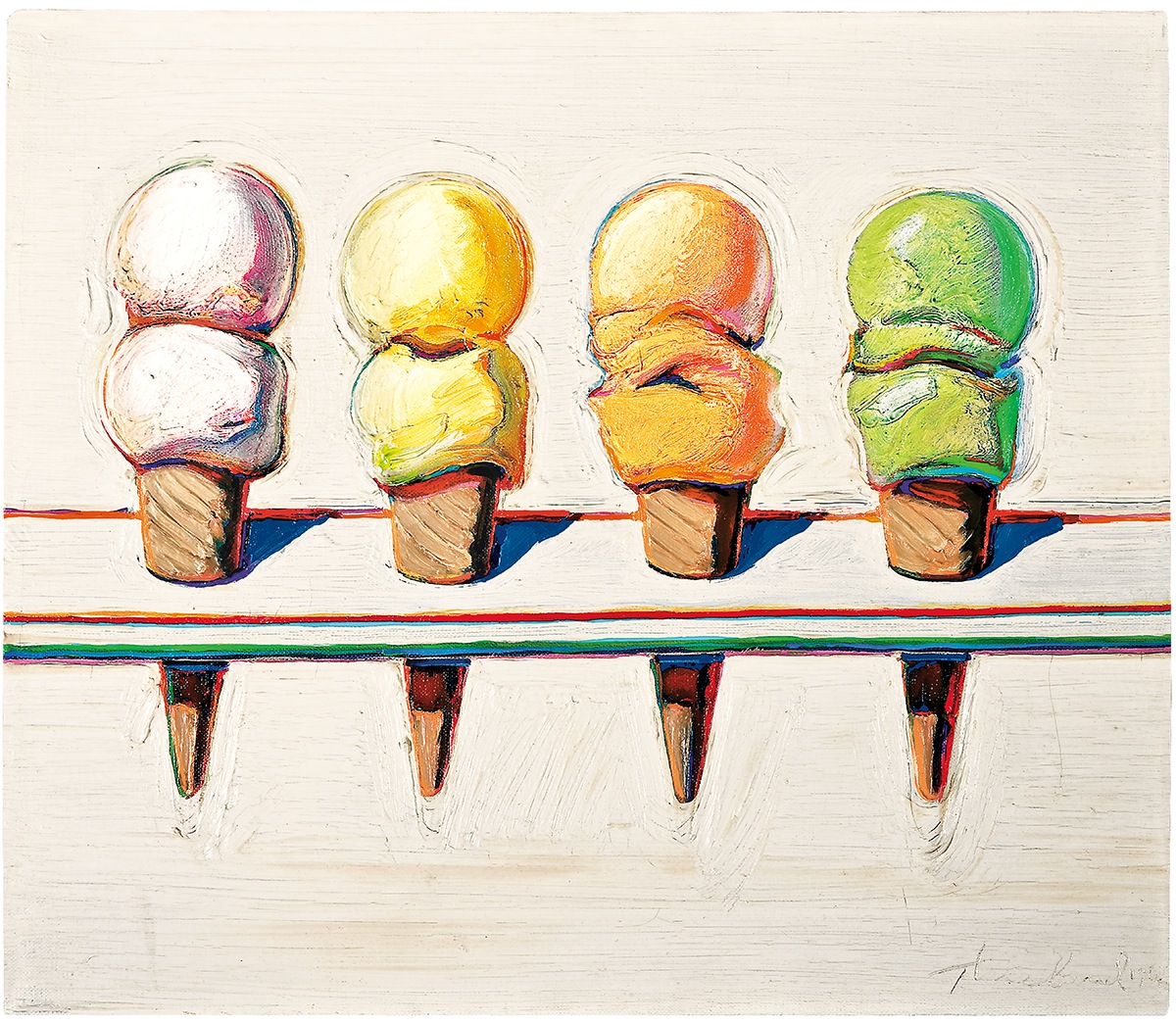 ΑΩ---wayne thiebaud的甜点世界---ΩΑ