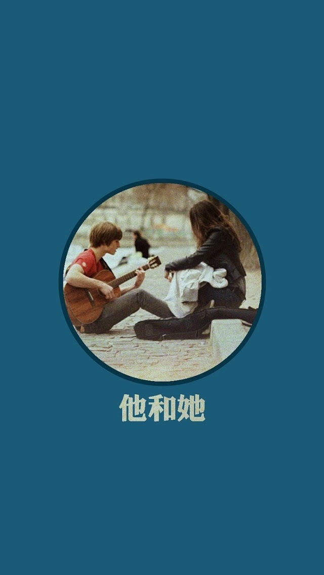 文字 欧美 壁纸.他和她