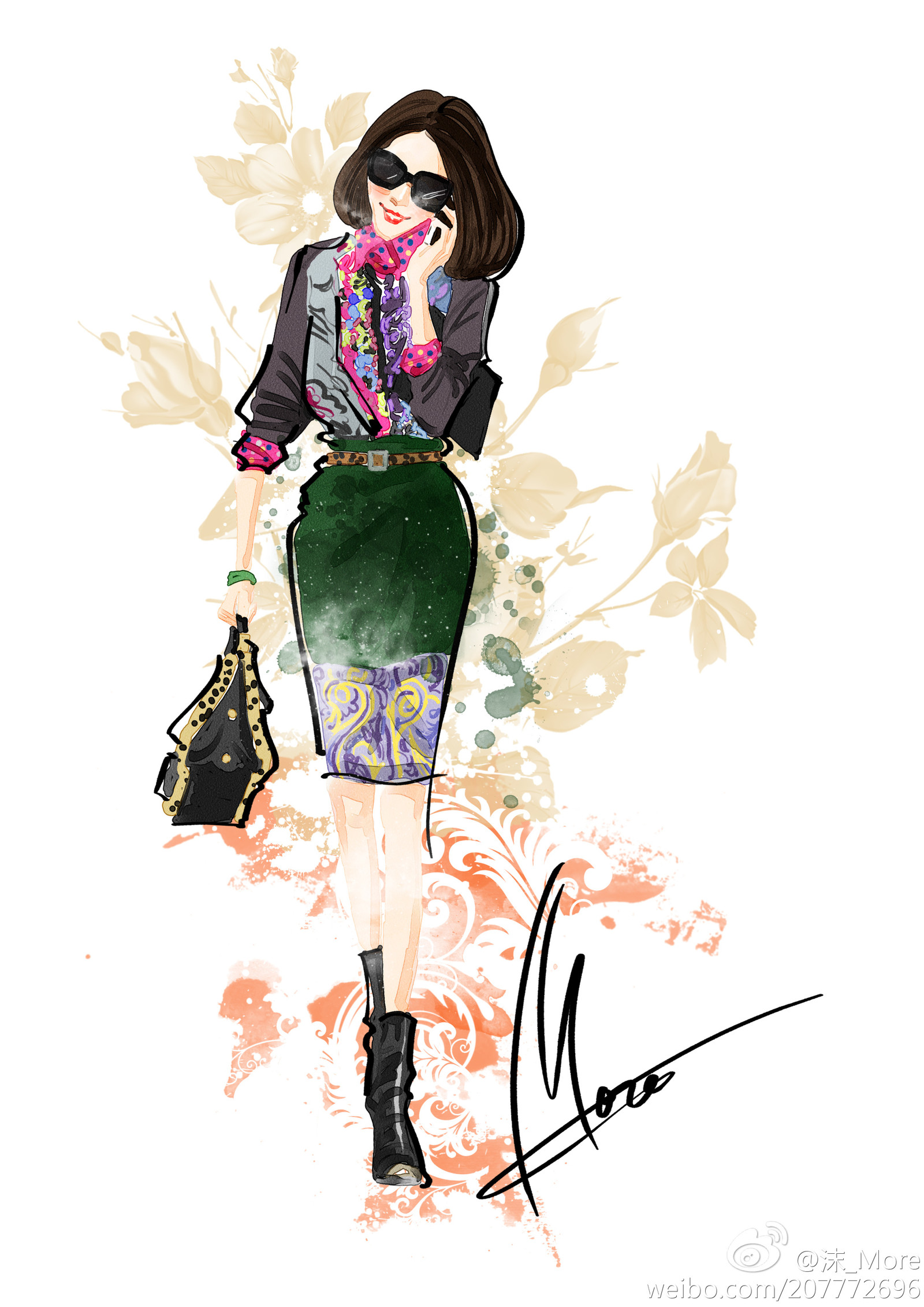 服装插画
