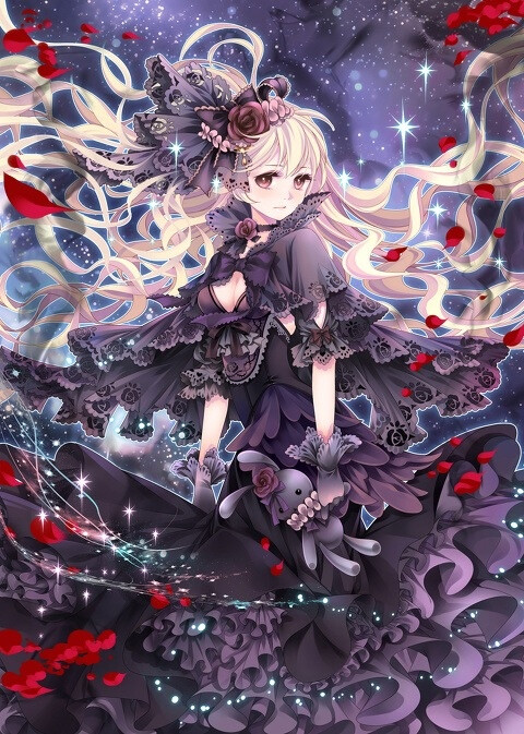 「二次元 少女」动漫 插画 原创 手绘 萌系少女