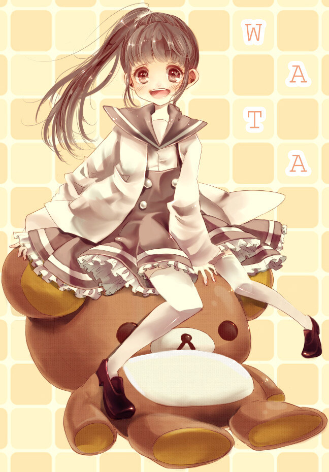 萌q版二次元美女插画动漫