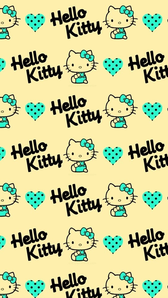 hello kitty iphone5手机壁纸 平铺 素材 背景