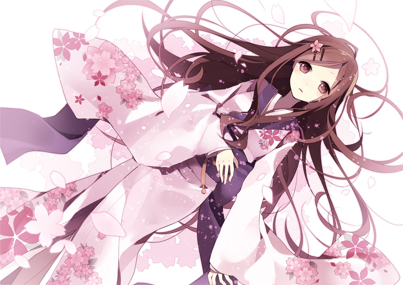和风和服 樱花粉色 萝莉美女 软妹子 - 堆糖,美图壁纸