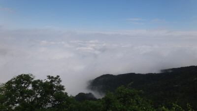 江西庐山,望江亭云海