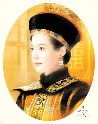 清代皇后手绘