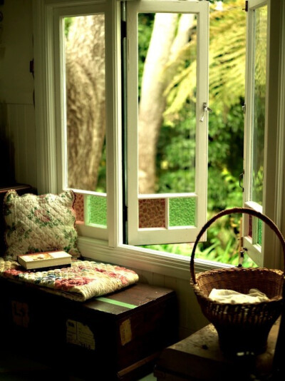 只想坐在窗边安静的读着书