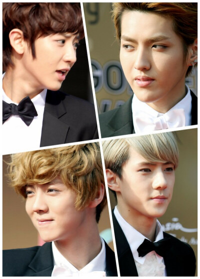 朴灿烈&kris&鹿晗&吴世勋