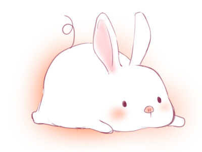 动物 萌物 插画 壁纸 兔子
