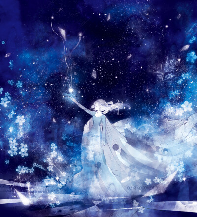 let it go! let it go! p站 二次元 插画 冰雪奇缘