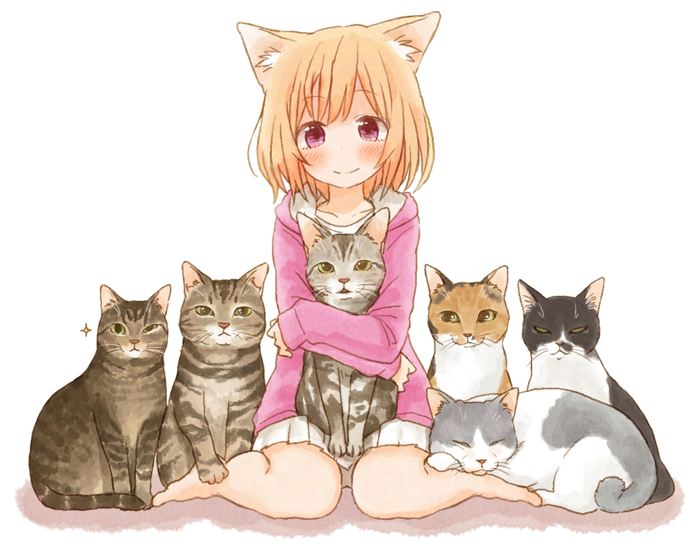 香草少女m萌白酱押尾猫