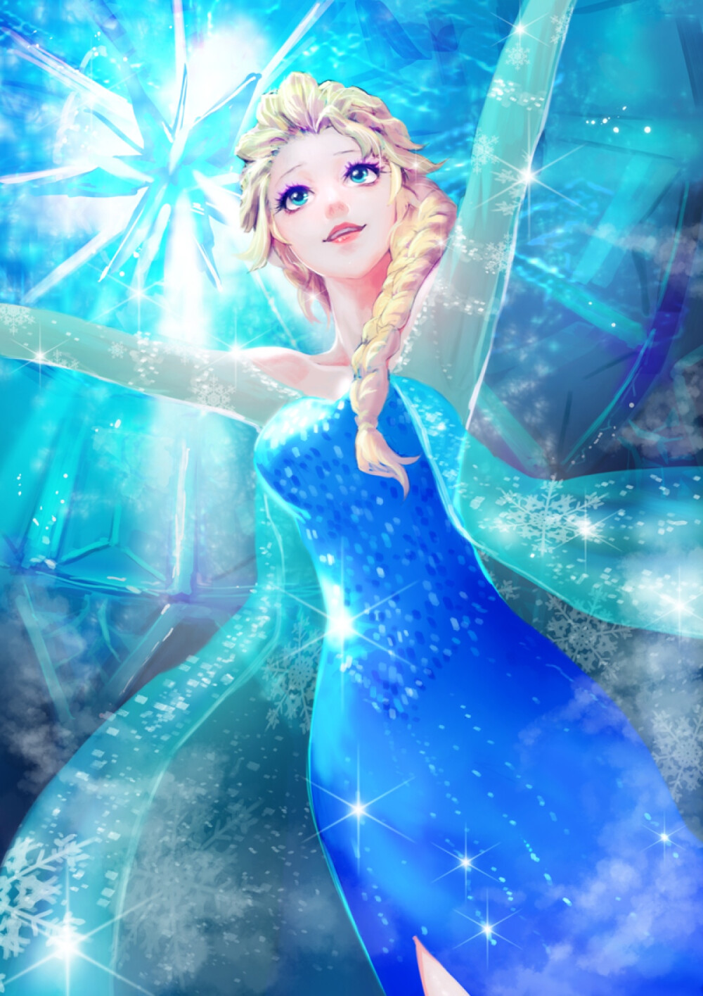 插画 电影 动漫【冰雪奇缘frozen】id=42233508 elsa