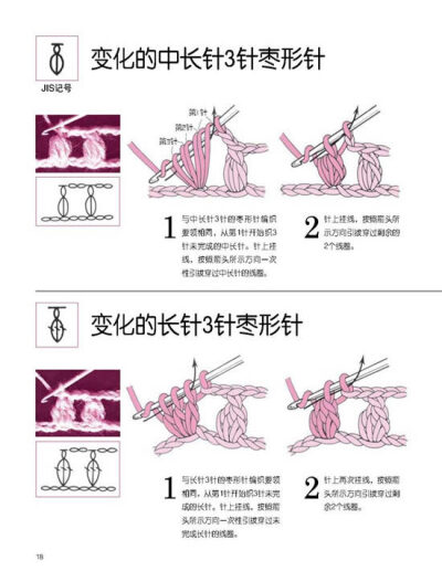 钩针针法集合