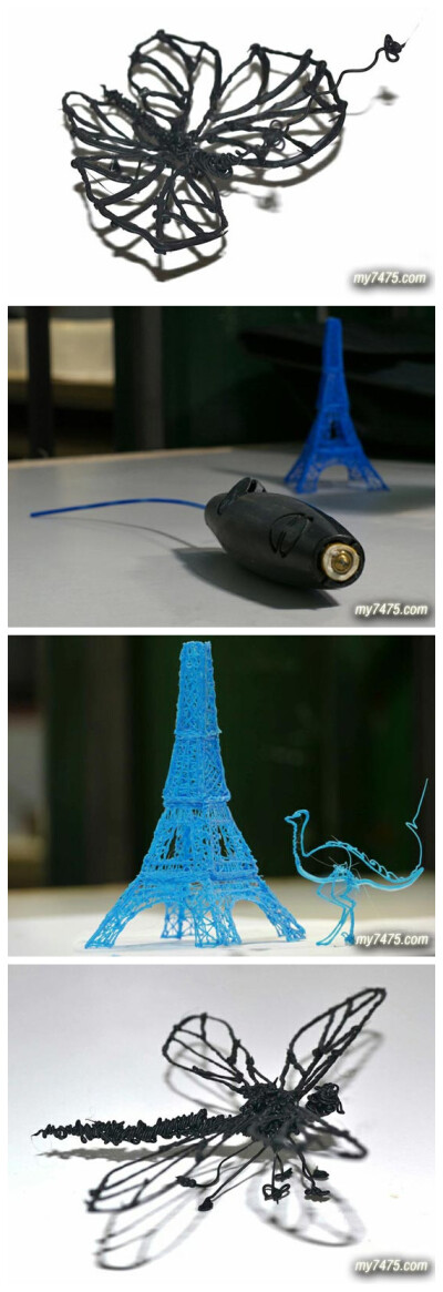 公司近日发布了一个募资项目,全球第一款3d打印笔—3doodler,其采用