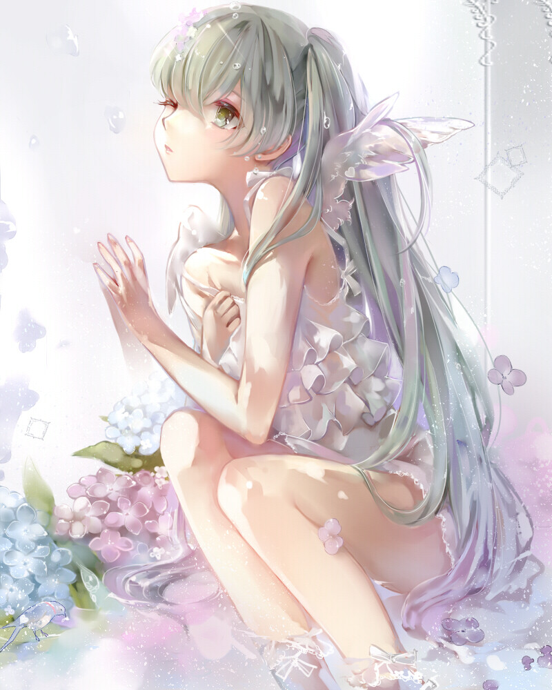 「二次元 少女」插画 原创 手绘 pixiv 初音 堆糖,美图壁纸兴趣