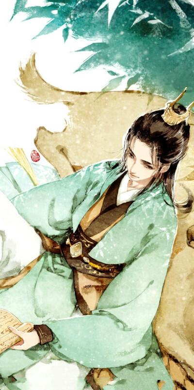 三国杀 同人图 陆逊 陆伯言 古风 美男
