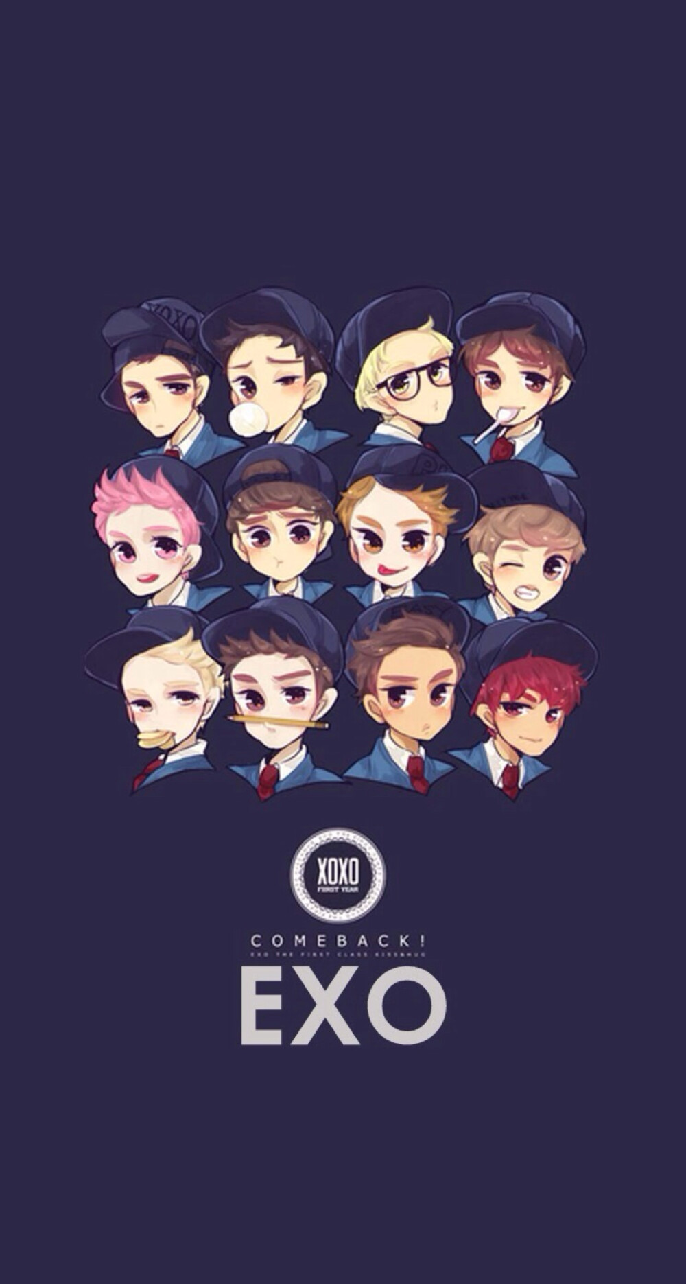 exo 男生.iphone壁纸