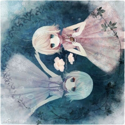 双生并蒂莲.