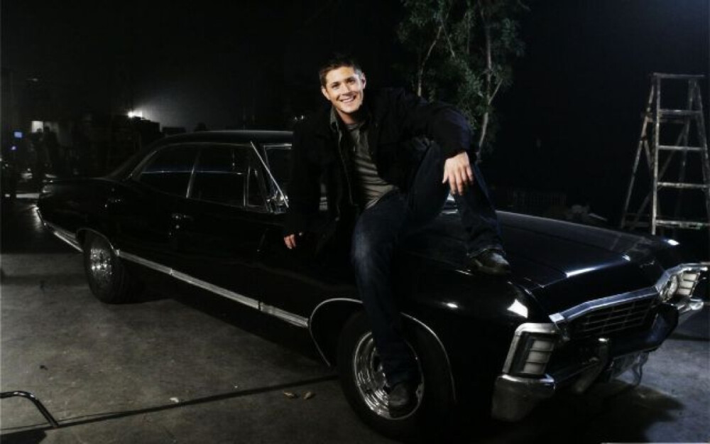 jensen ackles,dean/impala,black beauty