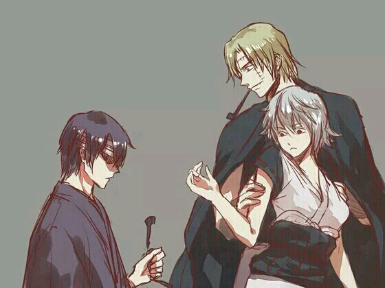 【月银高:性转】银魂 月咏 月雄 坂田银时 银子